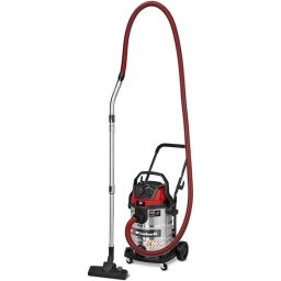 Aspirator multifunctional umed/uscat Einhell TE-VC 3080 SACL, 1150 W, 220 mbar, recipient de 30 L, clasa protectie impotriva prafului L, filtru HEPA, curatare filtru, priza automata, accesorii