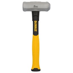 Ciocan cu maner din fibra de sticla DeWALT DWHT56158-1, 1.8 kg, fata de lovire pentru impact ridicat, protectie la supralovire, maner texturat, cap durabil din otel mediu-carbon forjat