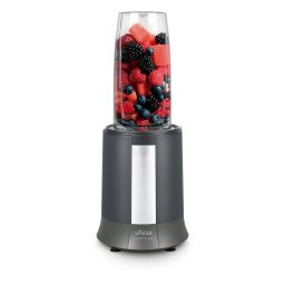 Blender Ufesa Nutrishake 70206142, 1200W, 2 Recipiente Sport, Lame Inox, Negru-Argintiu