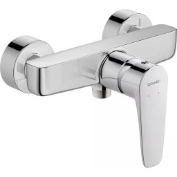 Baterie dus Duravit B.1 B14230000010, aparenta, monocomanda, cartus ceramic, Crom lucios
