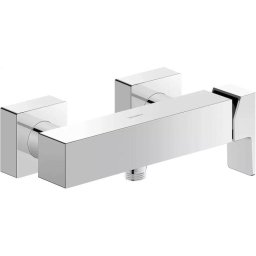 Baterie dus Duravit Manhattan MH4230000010, aparenta, monocomanda, cartus ceramic, Crom