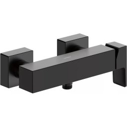 Baterie dus Duravit Manhattan MH4230000046, aparenta, monocomanda, cartus ceramic, Negru mat