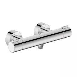 Baterie dus Duravit Thermostatic TH4220000010, aparenta, cartus ceramic, termostat, crom