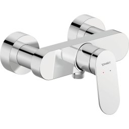 Baterie dus Duravit Wave WA4230000010, aparenta, monocomanda, cartus ceramic, Crom