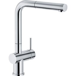 Baterie sanitara bucatarie Franke Active Plus 115.0373.770, cartus ceramic, dus extractibil monojet, Crom