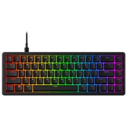 Tastatura gaming mecanica HyperX Origins 2 65, RGB, cu fir, lungime cablu 1.8 m, Negru