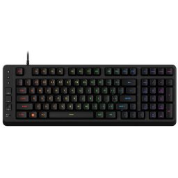Tastatura Gaming HP HyperX Eve 1800GAM, Cu fir, Lungime cabru 1.5 m, RGB, Negru