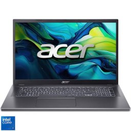 Laptop Acer Aspire 17 A17-51M-76E0, Procesor Intel® Core™ 7 150U, Display 17.3" FullHD IPS, RAM 16 GB LPDDR5, 512 GB SSD, Placa video integrata Intel® Graphics, NO OS, Steel Gray
