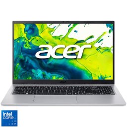 Laptop Acer Aspire Go 15 AG15-72P-74HR, Procesor Intel® Core™ 7 150U, Display 15.6" FullHD IPS, 16GB DDR4, 1TB SSD, Placa grafica Intel® Graphics, NO OS, Silver