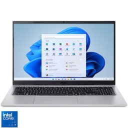 Laptop Acer Aspire Go 15 AG15-72P-70CR, Procesor Intel® Core™ 7 150U, Display 15.6" FullHD IPS, RAM 32GB DDR4, 1TB SSD, Placa video Intel® Graphics, Windows 11 Home, Silver