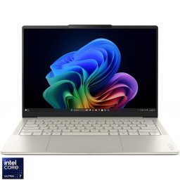 Laptop Lenovo Yoga Slim 7 14ILL10, Procesor Intel Core™ Ultra 7 256V, Display 14" WUXGA, OLED, 16GB LPDDR5x RAM, 1TB SSD, Placa video integrata Intel Arc Graphics 140Vs, Windows 11 Home, Seashell