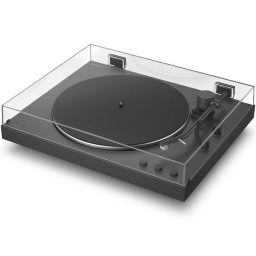 Pick-up wireless Sony PS-LX3BT, Bluetooth, Redare automata, Hi-Res audio Wireless, Transmisie prin curea, Preamplificator Phono, 2 viteze, Negru