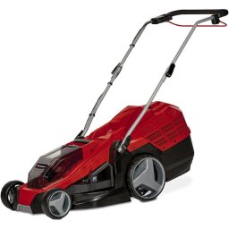 Masina de tuns iarba/gazon pe acumulator Einhell PXC GE-CM 36/43 Li M-Solo, latime taiere 43 cm, inaltime taiere 25-75 mm, sac colectare 63 L, fara acumulator si incarcator in setul de livrare