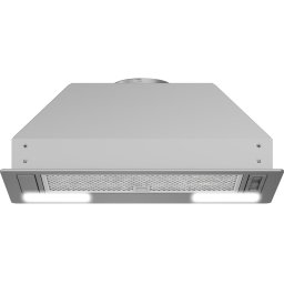 Hota incorporabila Beko HNU51310SE, Putere absorbtie 370 m3/h, Control mecanic, iluminare LED, 53 cm, Argintiu
