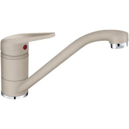 Baterie Franke Novara Plus, rotatie Pipa 360 grade, racorduri flexibile inox, discuri ceramice, Sahara