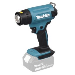 Suflanta cu aer cald pe acumulator Makita DHG180ZK, 18 V, 550°C temperatura maxima, 200 l/min debit aer, fara acumulator si incarcator
