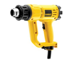 Suflanta cu aer cald DeWalt D26411, 1800 W, 450 l/min debit aer, 600°C temperatura maxima + duza conica + duza lata in forma de coada de peste