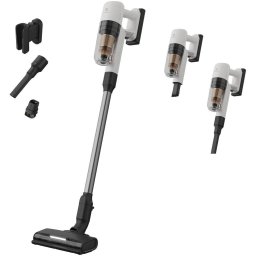 Aspirator vertical Electrolux Seria 700 EP72UB21SW, autonomie max 50 min, motor BLDC, tehnologie filtrare multi-ciclonica, perie multi-suprafete PowerPro cu lumina LED, Alb scoica