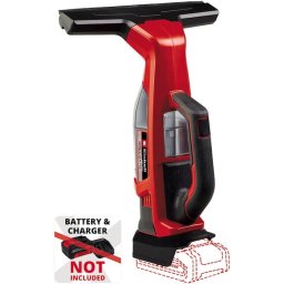 Aparat de curatat geamuri pe acumulator Einhell BRILLIANTO Power X-Change, 18 V, duza de aspirare 28 cm, rezervor apa murdara 100 ml, include sticla de pulverizare + laveta din microfibra, fara acumulator si incarcator in setul de livrare