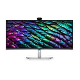 Monitor Dell P3426WEB IPS LED 34.1" UW-QHD 3440x1440, HDMI, DisplayPort, Boxe, Camera Web, 100 Hz, 5 ms, Negru/Argintiu