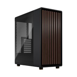 Carcasa PC FRACTAL DESIGN North, Light Tint, Mid-tower, Panou lateral sticla temperata, Negru