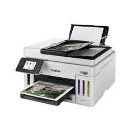 Canon Maxify GX6150, Imprimanta multifunctionala Canon Maxify GX6150, USB, LAN, WLAN, scanare, copiere, fax, duplex (imprimare), Gri