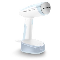 Aparat de calcat vertical cu abur Tefal Access Steam Pocket DT3041E1, 1300 W, abur variabil 0-20 g/min, oprire automata, incalzire in 15 secunde, greutate redusa, pliabil, Albastru-Alb