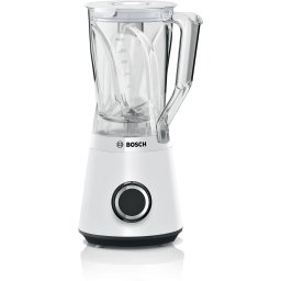 Blender Bosch Vitapower Series 4 MMB6141W, Lame Din Otel Inoxidabil De Inalta Calitate, Recipient Blender Tritan De 1, 5 L, Componente Lavabile In Masina De Spalat Vase, 30.000 Rpm, 1200 W, Alb