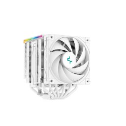 Cooler CPU Deepcool AK620 Digital, iluminare aRGB si display, 2x 120mm Fluid Dynamic Bearing, 500-1850 RPM, 68.99 CFM, Alb