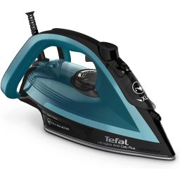 Fier de calcat cu abur Tefal FV6832E0, Rezervor de apa 0,27 l, Abur continuu 50 g/min, 2800 W, Negru-Albastru