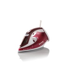 Fier de calcat cu abur Gorenje SIH2200RBC, Rezervor de apa 0,28 L, Abur continuu 30 g/min, Rosu-Alb