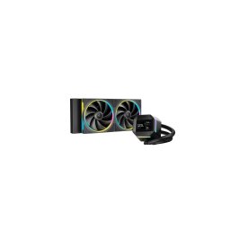 Cooler CPU Deepcool LM240, iluminare RGB, 2500-3400RPM, Negru