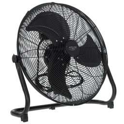 Ventilator Podea, Adler, AD 7334, putere 200 W, pale Ø45 cm, control al vitezei ventilatorului cu 3 trepte, reglare a unghiului de inclinare pana la 125°, produs conceput pentru utilizare zilnica si confortabila, 55,5 x 19,5 x 53,5 cm, Negru