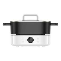 Oala pentru gatit multifunctionala Xiaomi BHR9704EU, Hot Pot Cooker, 6L, 2000W, Negru