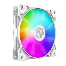 Ventilator Gamemax FN12A-S5, 1600rpm, iluminare aRGB, 120mm, Alb