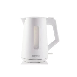Fierbator Electric Gorenje K17OPW 2200W 1,7L, fara fir, tehnologie Strix, Alb