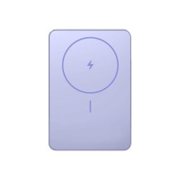 Acumulator extern Xiaomi Super Slim Magnetic BHR08PNGL, 5000 mAh, Wireless 15 W, 22.5 W USB Type-C, Mov