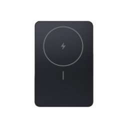Acumulator extern Xiaomi Super Slim Magnetic BHR08PMGL, 5000 mAh, Wireless 15 W, 22.5 W USB Type-C, Negru