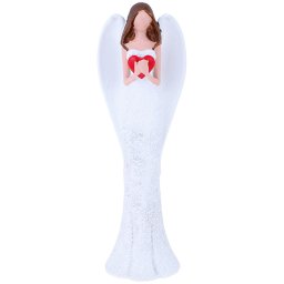 Figurină înger cu inimă 25 cm