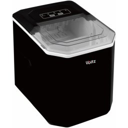 Aparat cuburi de gheata Oliver Voltz OV51447B, 120W, 12 kg/24 h, 1.3 L, 9 cuburi/cicluri, Indicator de gheata si apa, Negru