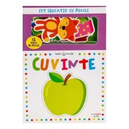 Bebe invata: Cuvinte. Set educativ cu puzzle