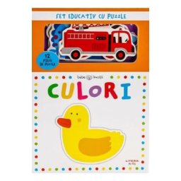 Bebe invata: Culori. Set educativ cu puzzle