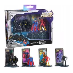 DC Comics Metal Force: Set 4 figurine colecționabile cu monede