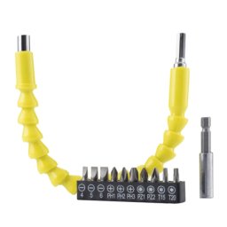 Set extensor flexibil pentru masina de insurubat cu 10 biti si adaptor