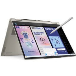 Laptop 2-in-1 Lenovo Yoga 7 14ILL10 83JQ00ENRM, Intel Core Ultra 7 258V, 14 inch Touch, RAM 32GB, SSD 1TB, Intel Arc Graphics 140V, Fara sistem de operare, Seashell