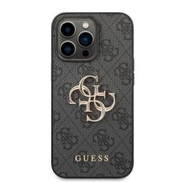 Husa Guess Husa Leather 4G Metal Logo iPhone 14 Pro Max Grey