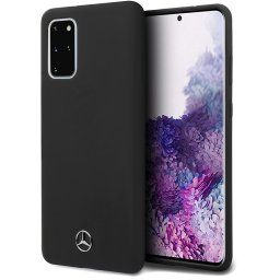 Husa Husa TPU MERCEDES Silicone pentru Samsung Galaxy S20 Plus G985 / Samsung Galaxy S20 Plus 5G G986, Neagra MEHCS67SILSB