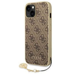 Husa Guess GUHCP14MGF4GBR iPhone 14 Plus 6,7 "brown / brown hardcase 4G Charms Collection