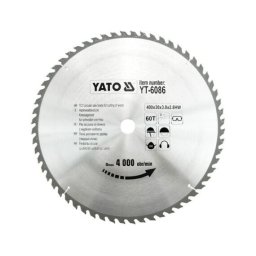 Disc fierastrau circular pentru lemn 400x60x30mm YT-6086