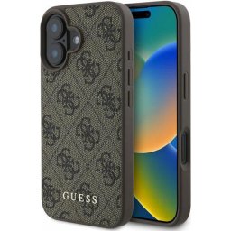 Husa Husa pentru iPhone 16 - Hardcase 4G Classic (GUHCP16SG4GFBR) - Brown